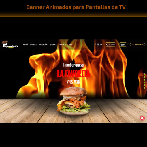 Banner Animados para Pantallas de TV